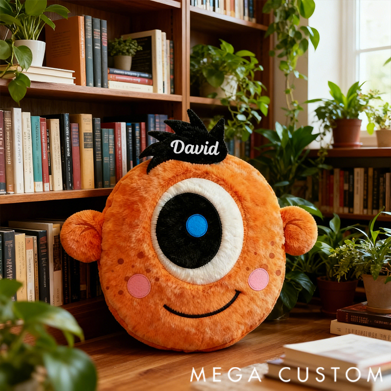 Personalized Graphic 3D Print Pillow Cute Cyclops Theme