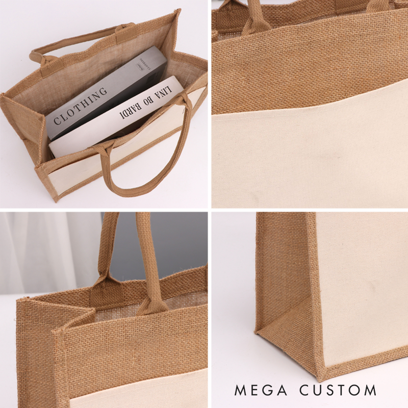 Personalised Nurse Burlap Tote Bag Nurse Sweet and Patriotic Design Perfect Gift for Yourself or a Loved One