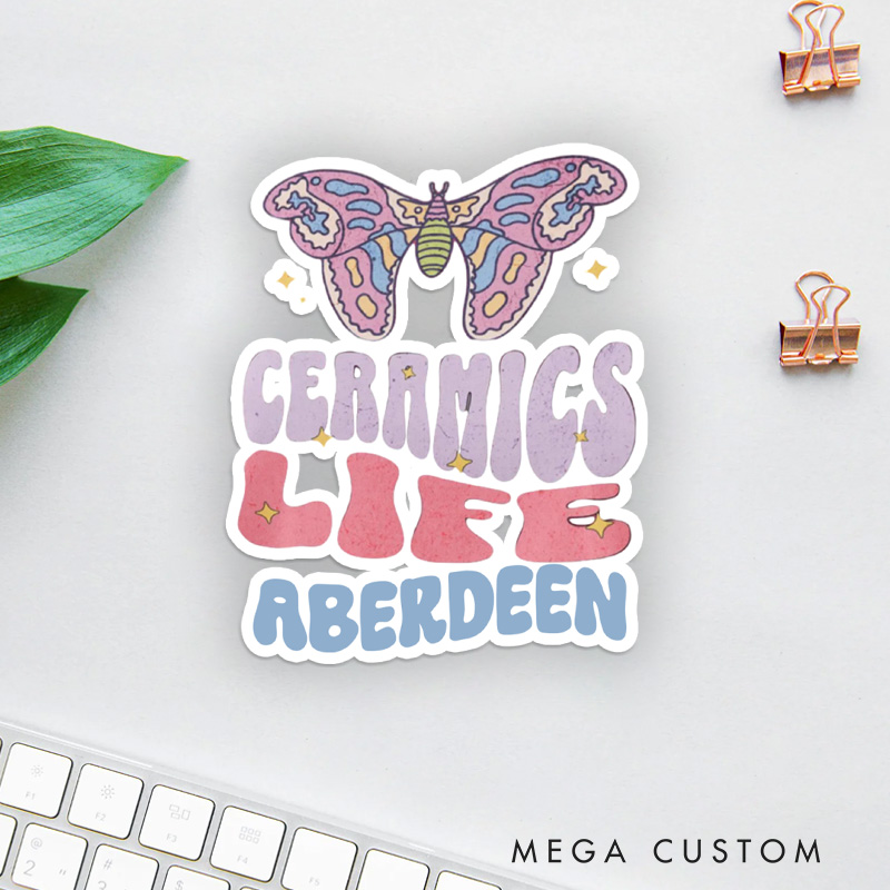 Personalized Ceramics Life Sticker Funny Stickers Pottery Stickers with Name for Pottery Lovers Gift Clay Lover Gift