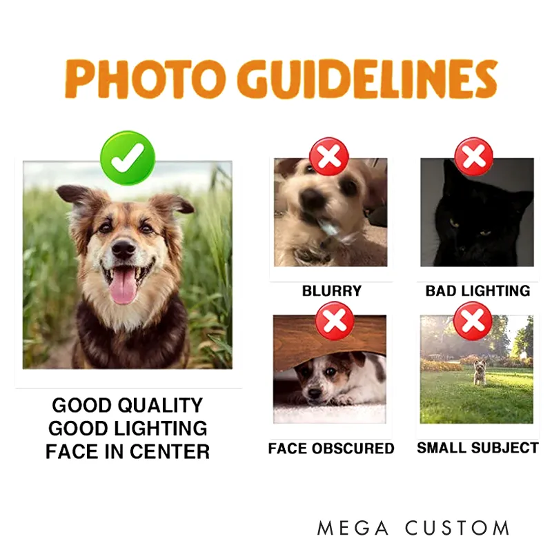 Personalized Pet Lover Custom Pet Portrait Ring Dishes