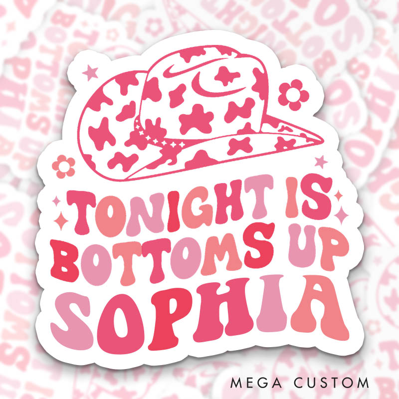 Personalized Cowgirl Bride She's Gonna Marry That Boy Someday Sticker Bridesmaid Bachelorette Party Sticker Team Bride Wedding Hen Party Sticker