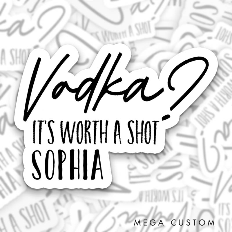 Personalized Funny Bride on Cloud Wine Sticker Bridesmaid Bachelorette Party Sticker Team Bride Hen Party Sticker Wedding Bridal Party Sticker