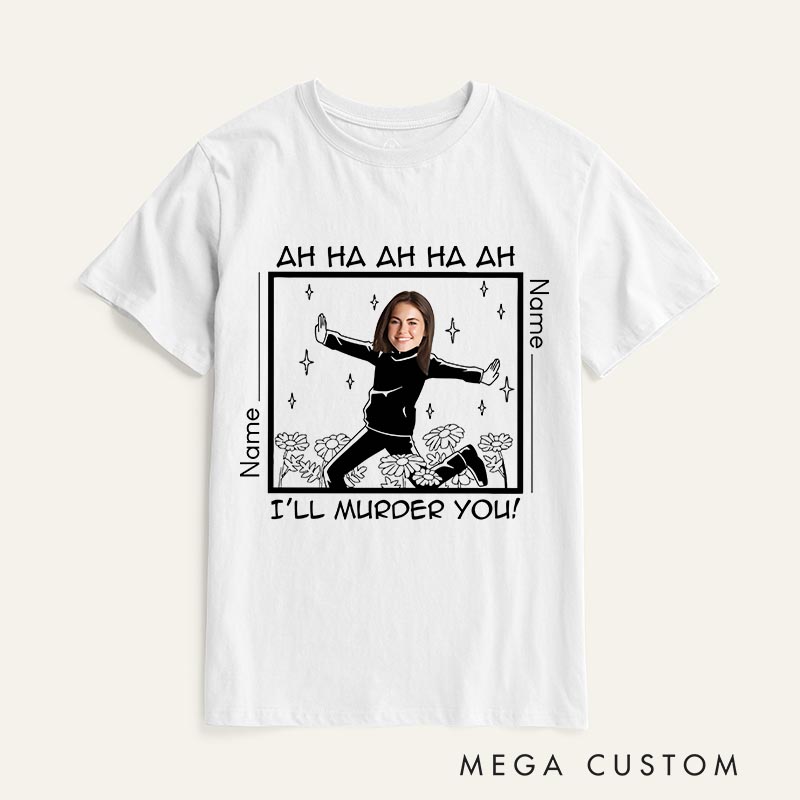 Personalized Cute Anime Classic T-Shirts Japanese Manga Tshirt for Anime Lovers Photo Shirt