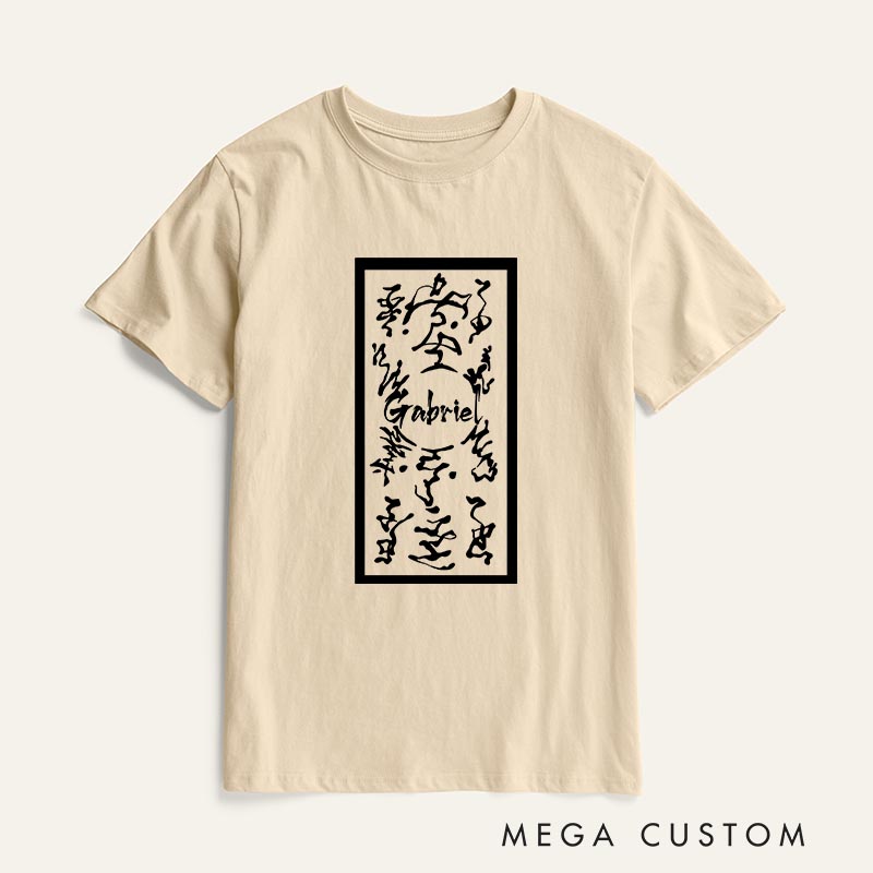 Personalized Anime Ninja Explosive Tag Classic T-Shirts Japanese Manga Tshirt Comic Shirt for Anime Lovers