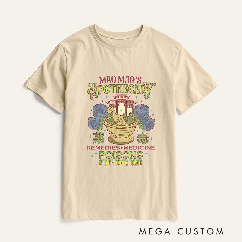 Personalized Apothecary Poisons Classic T-Shirts Japanese Kawaii Manga Comic Tshirt for Anime Lovers
