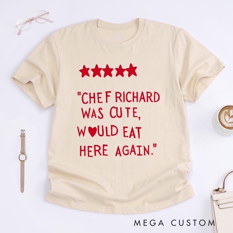 Personalized Chef Was Cute Artist Classic T-Shirts Painting Motivational Tshirt Art Lover Illustration Shirt