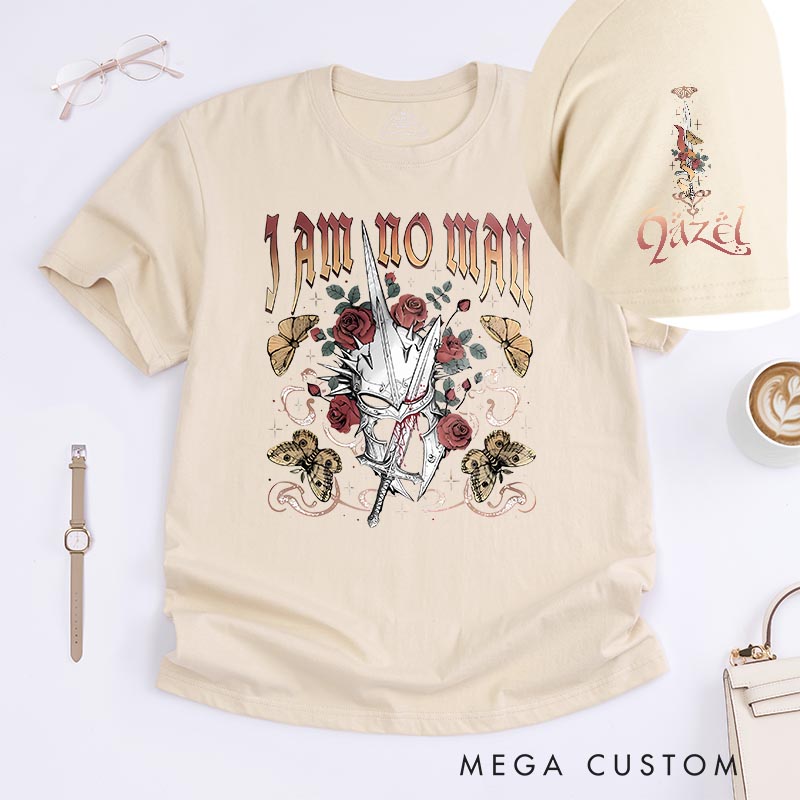 Personalized I Am No Man Movie Classic T-Shirts Fantasy Feminism Movie Tshirt for Movie Lovers