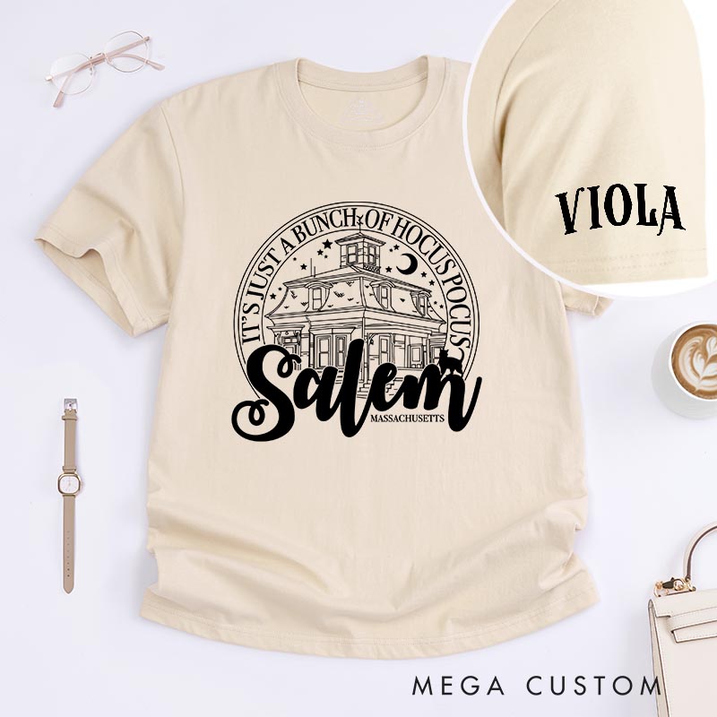 Personalized Vintage Bunch of Hocus Pocus Classic T-Shirts Horror Movie Tshirt Witch Horror Movie Shirt