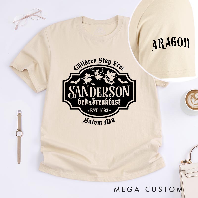 Personalized Vintage Children Stay Free Classic T-Shirts Horror Movie Tshirt Witch Horror Movie Shirt