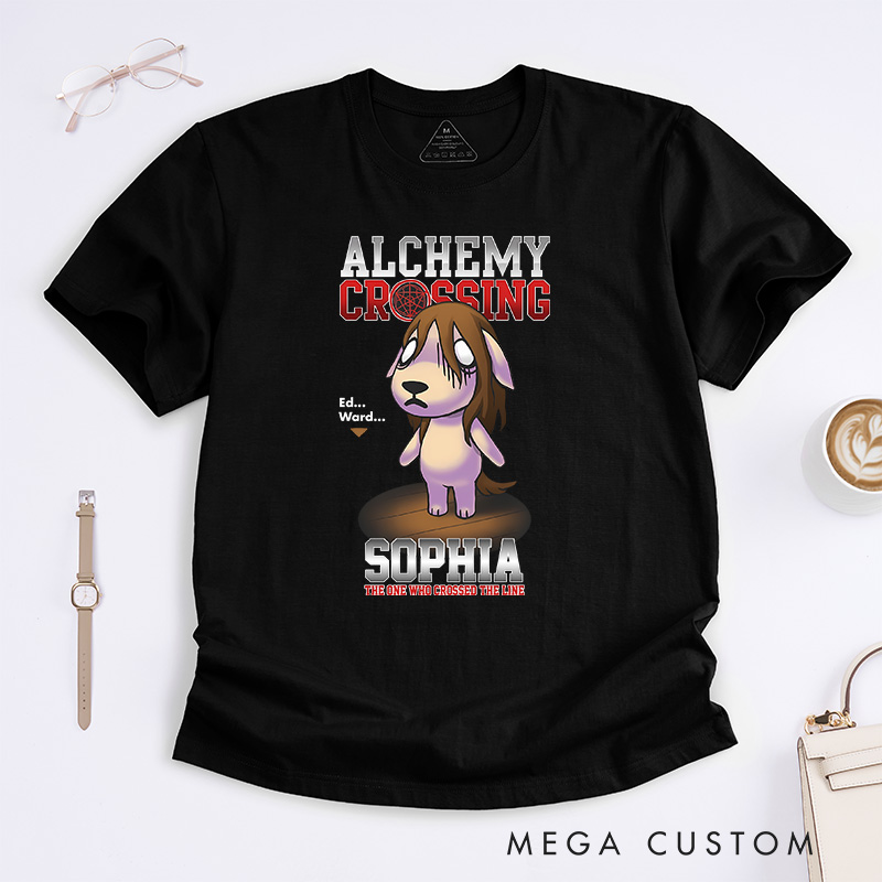 Personalized Alchemy Crossing Classic T-Shirts Video Game Tshirt Island Building Game Shirt