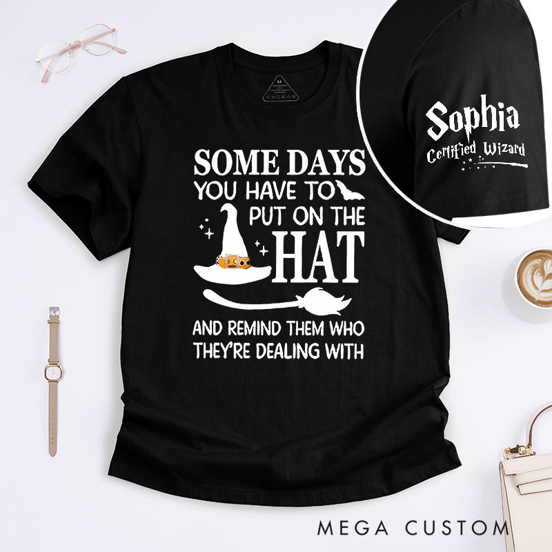 Personalized Put on the Hat Magic Movie Classic T-Shirts Magic Movie and Book Tshirt for Film Lovers Book Worms