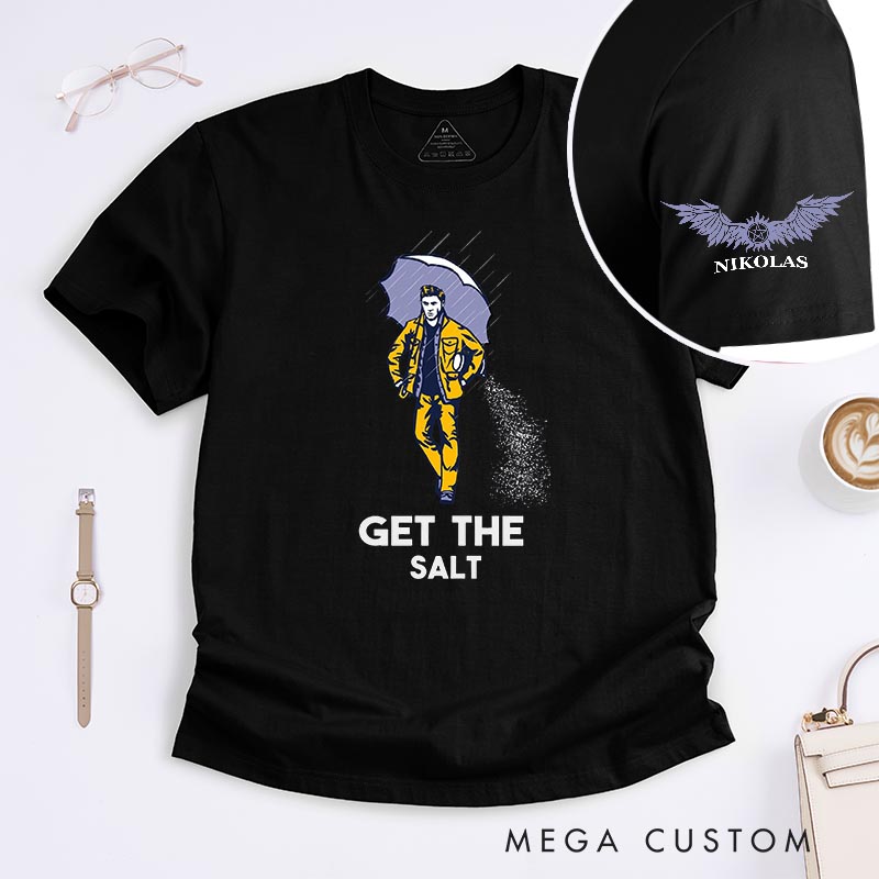 Personalized Winchester Get the Salt TV Show Classic T-Shirts Ghost Hunter TV Series Movie Tshirt