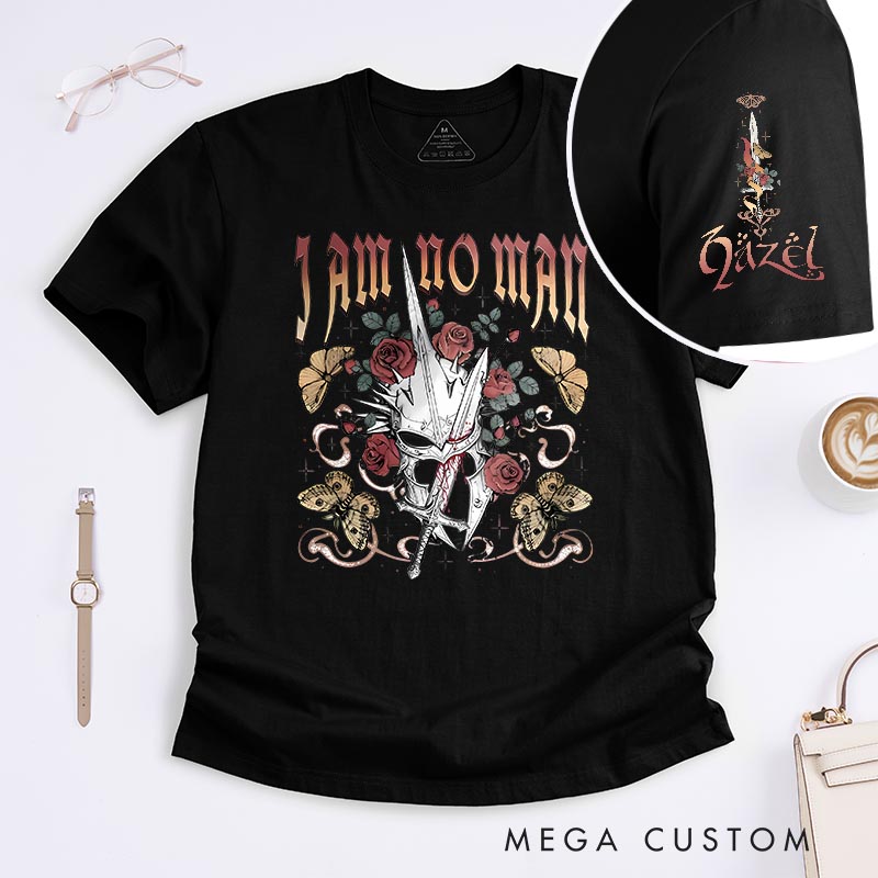 Personalized I Am No Man Movie Classic T-Shirts Fantasy Feminism Movie Tshirt for Movie Lovers