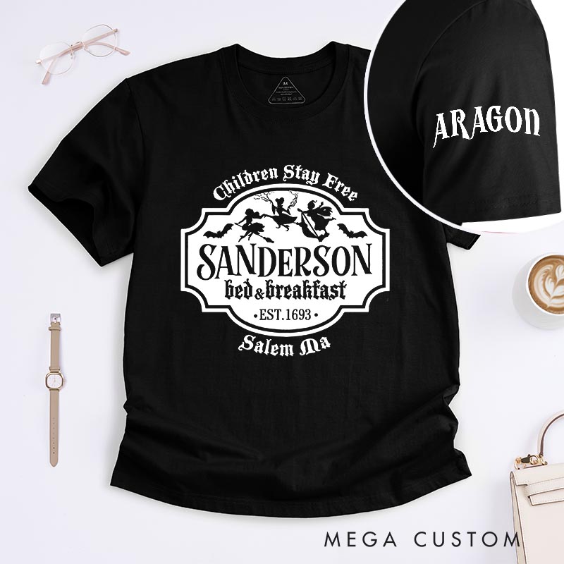 Personalized Vintage Children Stay Free Classic T-Shirts Horror Movie Tshirt Witch Horror Movie Shirt