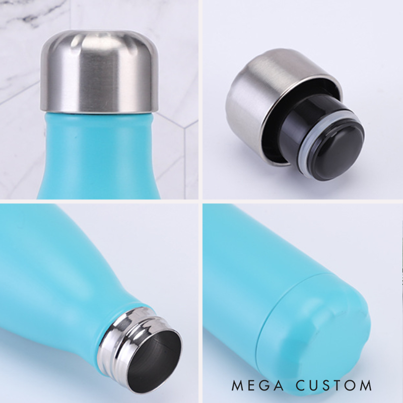 Personalized Teacher Water Bottle 17oz Insulated Stainless Steel Bottle Gift Teacher Appreciation Gift