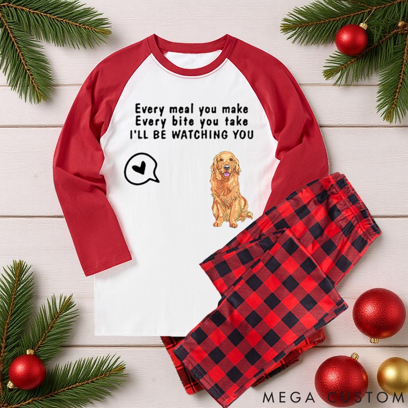 Personalized Dog Lover I'll be Watching You Family Matching