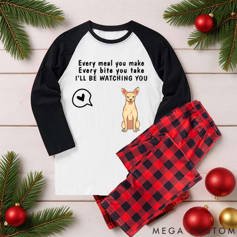Personalized Dog Lover I'll be Watching You Family Matching