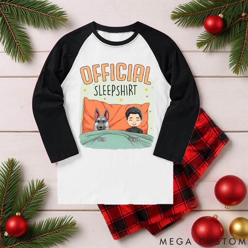 Personalized Dog Lover Sleep with My Dog