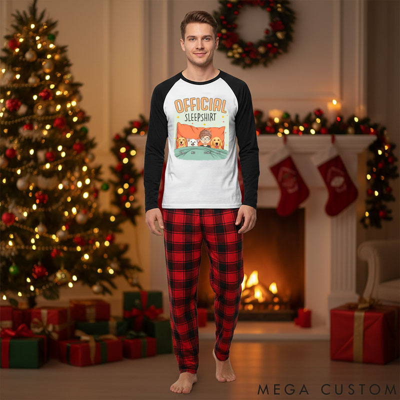 Personalized Dog Lover Sleep with My Dog