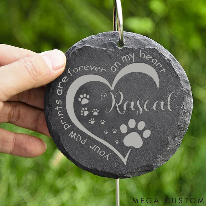 Personalized Pet Lover  Rascal You Paw Prints Are Forever On My Heart  Plant Accessories