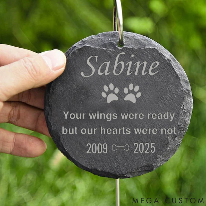 Personalized Pet Lover Ssdine You Wings Were Ready But Our Hearts Were Not Plant Accessories