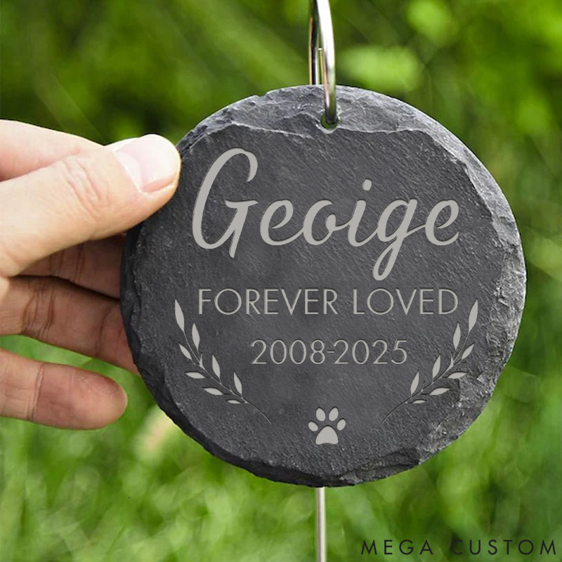 Personalized Pet Lover Geoige Forever Loved  Plant Accessories