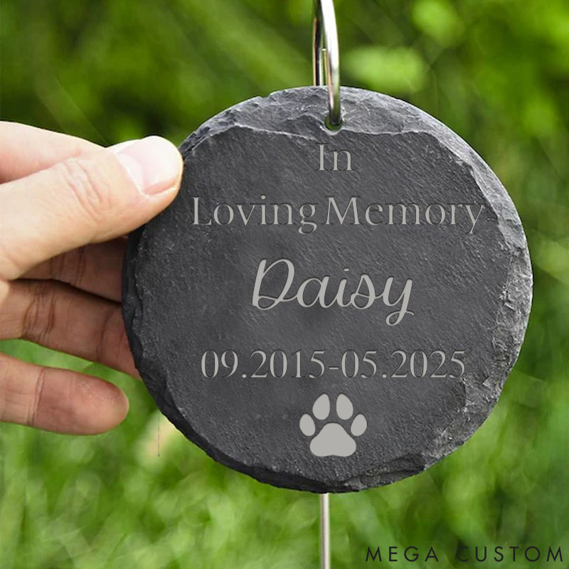 Personalized Pet Lover Daisy In Loving Memory Plant Accessories
