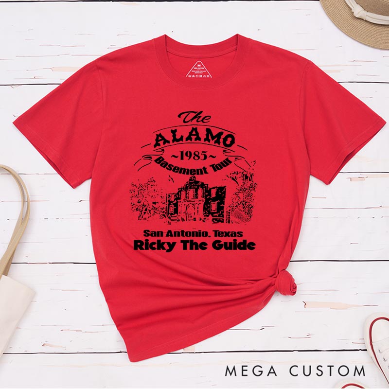 Personalized 1985 Basement Tour Classic T-Shirts Horror Movies Tshirt Film Fan Shirt Halloween