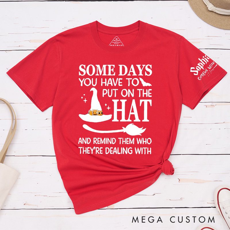 Personalized Put on the Hat Magic Movie Classic T-Shirts Magic Movie and Book Tshirt for Film Lovers Book Worms