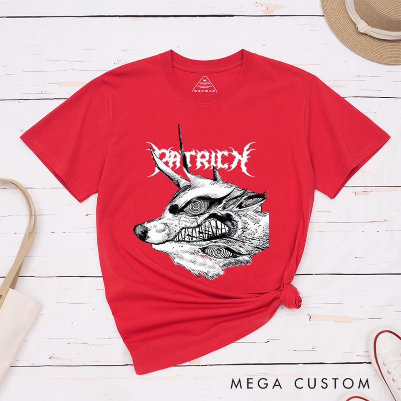 Personalized Chain Saw Dog Anime Classic T-Shirts Japanese Manga Comic Tshirt for Anime Lovers