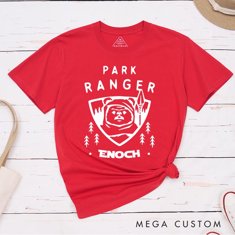 Personalized Park Ranger Galaxy Classic T-Shirts Geek Tshirt for Movie Lovers