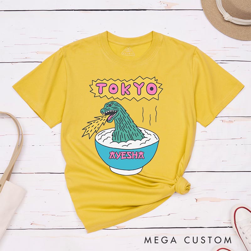 Personalized Tokyo Monster Anime Classic T-Shirts Japanese Vintage Tshirt for Anime Lovers