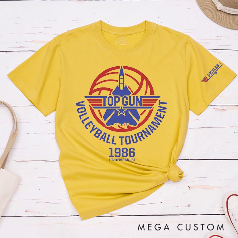 Personalized Pilot Volleyball Movie Classic T-Shirts Independence Day Tshirt Veterans Day Shirt