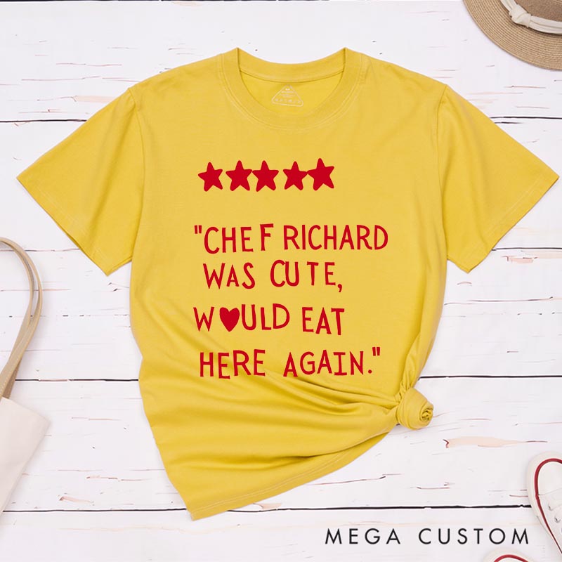 Personalized Chef Was Cute Artist Classic T-Shirts Painting Motivational Tshirt Art Lover Illustration Shirt