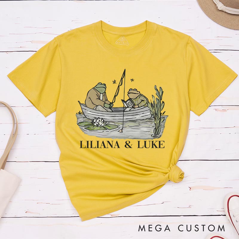 Personalized 90s Frog Artist Classic T-Shirts Retro Vintage Graphic Tshirt Art Lover Illustration Shirt