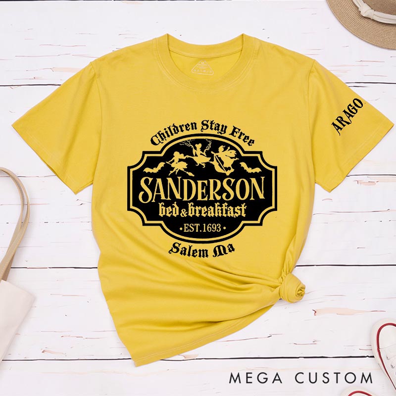 Personalized Vintage Children Stay Free Classic T-Shirts Horror Movie Tshirt Witch Horror Movie Shirt