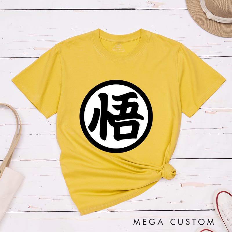 Personalized Retro Anime Sign Classic T-Shirts Japanese Manga Comic Tshirt for Anime Lovers