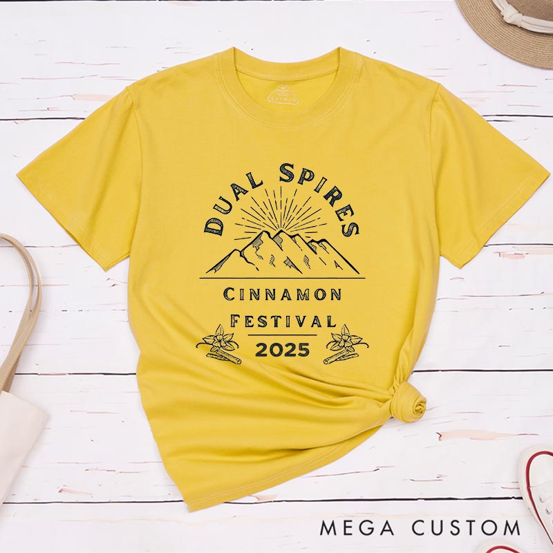 Personalized Dual Spires Festival Classic T-Shirts Detective Movie Tshirt Film Fan Shirt Halloween