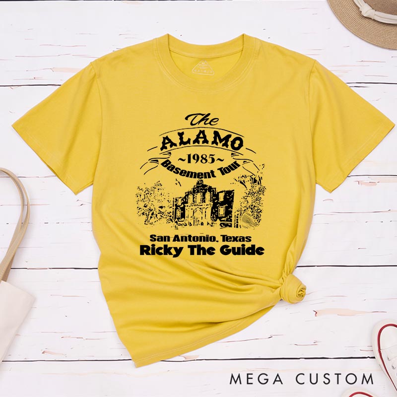 Personalized 1985 Basement Tour Classic T-Shirts Horror Movies Tshirt Film Fan Shirt Halloween