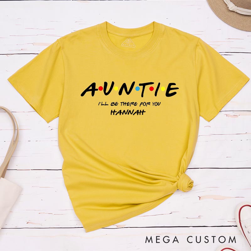 Personalized Auntie Classic T-Shirts TV Show Movie Tshirt TV Series Fan Shirt