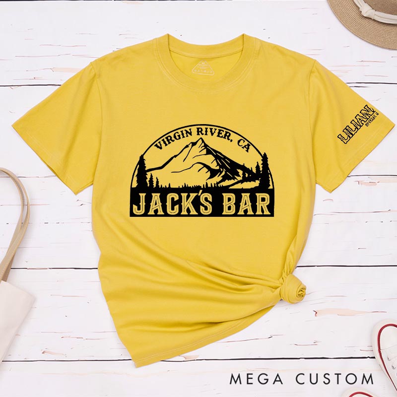 Personalized Jack's Bar Retro TV Show Classic T-Shirts Romantic TV Series Movie Tshirt