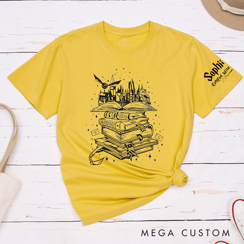 Personalized Fantasy Books Magic Movie Classic T-Shirts Magic Movie and Book Tshirt for Film Lovers Book Worms