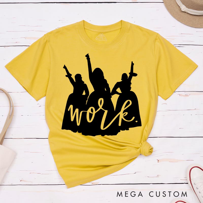 Personalized Work Ladies Musical Classic T-Shirts for Musical Lover Tshirt Musical Fan Independence Day