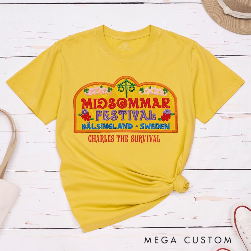 Personalized Midsommar Festival Horror Halloween Classic T-Shirts for Movie TV Show Lovers