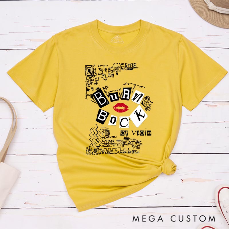Personalized Pink Book Classic T-Shirts Vintage Movie Tshirt Film Fan Shirt for Her