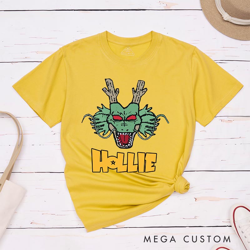 Personalized Dragon Anime Classic T-Shirts Japanese Manga Comic Tshirt for Anime Lovers