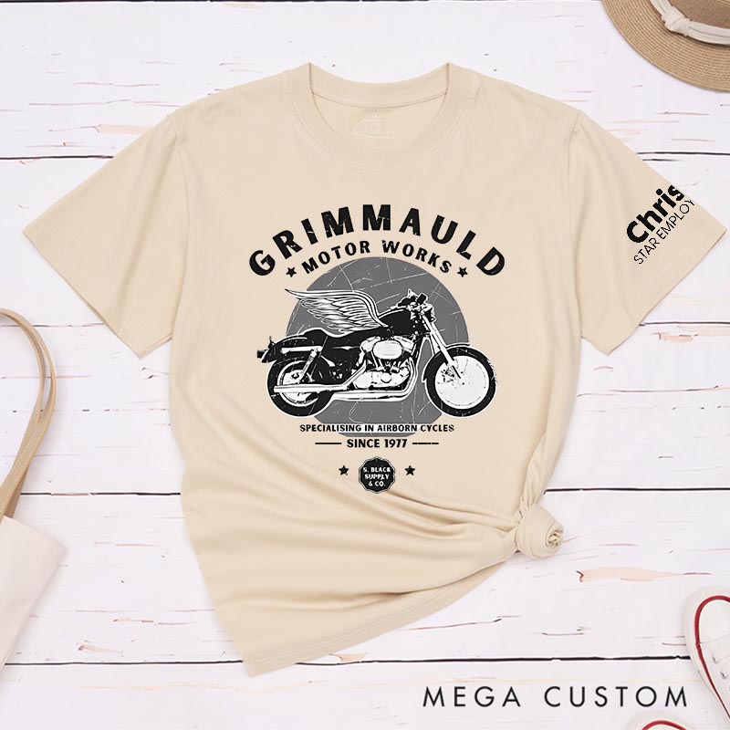 Personalized Motorcycle Magic Movie Classic T-Shirts Magic Movie and Book Tshirt for Film Lovers Book Worms