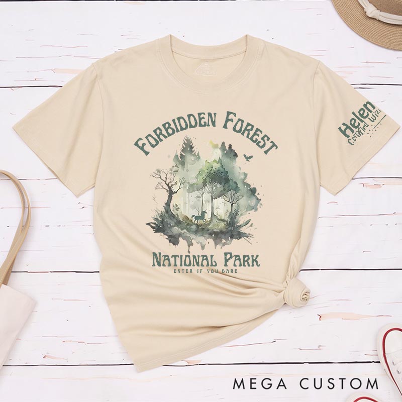 Personalized Restricted Forest Magic Movie Classic T-Shirts Magic Movie and Book Tshirt for Film Lovers Book Worms