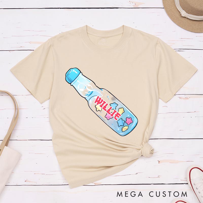 Personalized Star Ramune Classic T-Shirts Japanese Manga Comic Tshirt for Anime Lovers