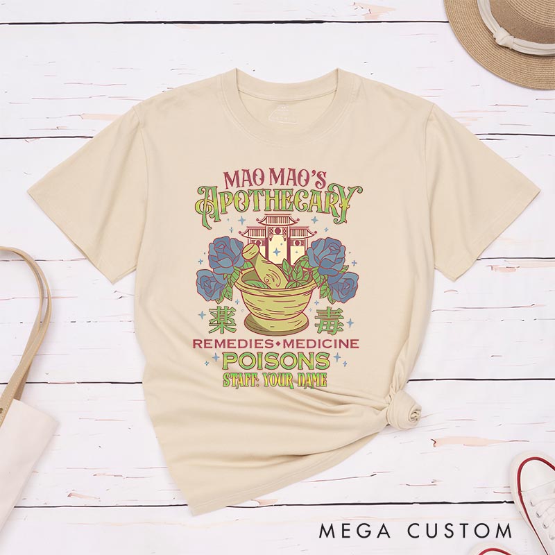 Personalized Apothecary Poisons Classic T-Shirts Japanese Kawaii Manga Comic Tshirt for Anime Lovers